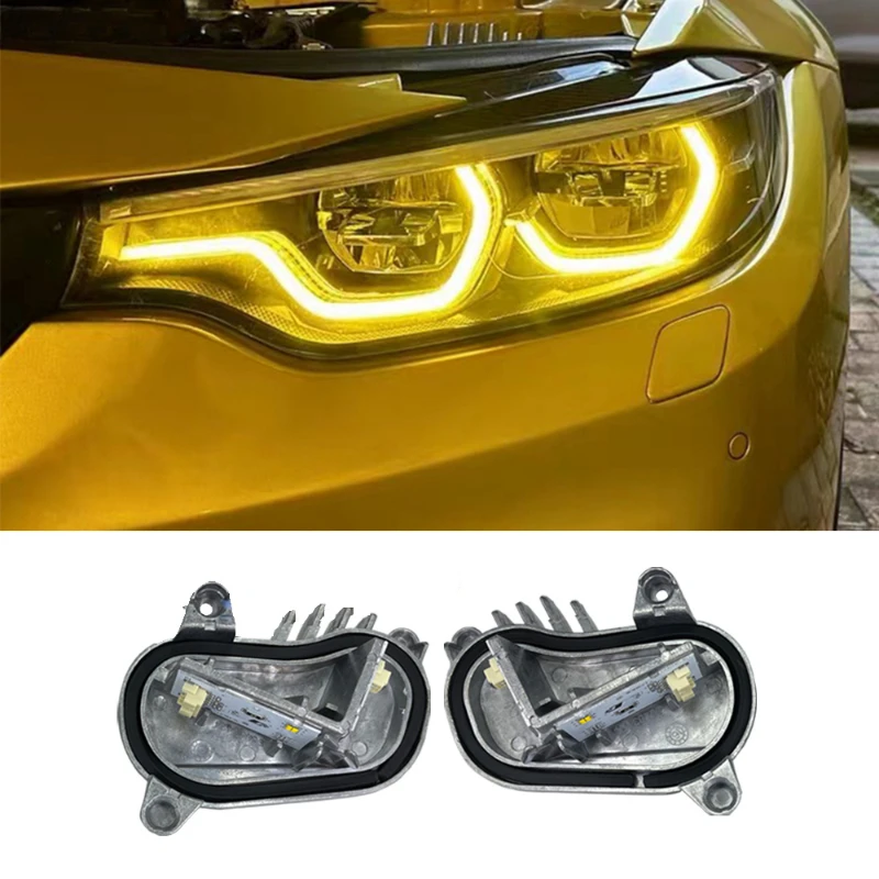 

Suitable for BMW M3 M4 CSL 4 Series DRL Yellow Gold Color LED Modules F80 F82 F83 Lci Car Daytime Running Light Lemon Yellow