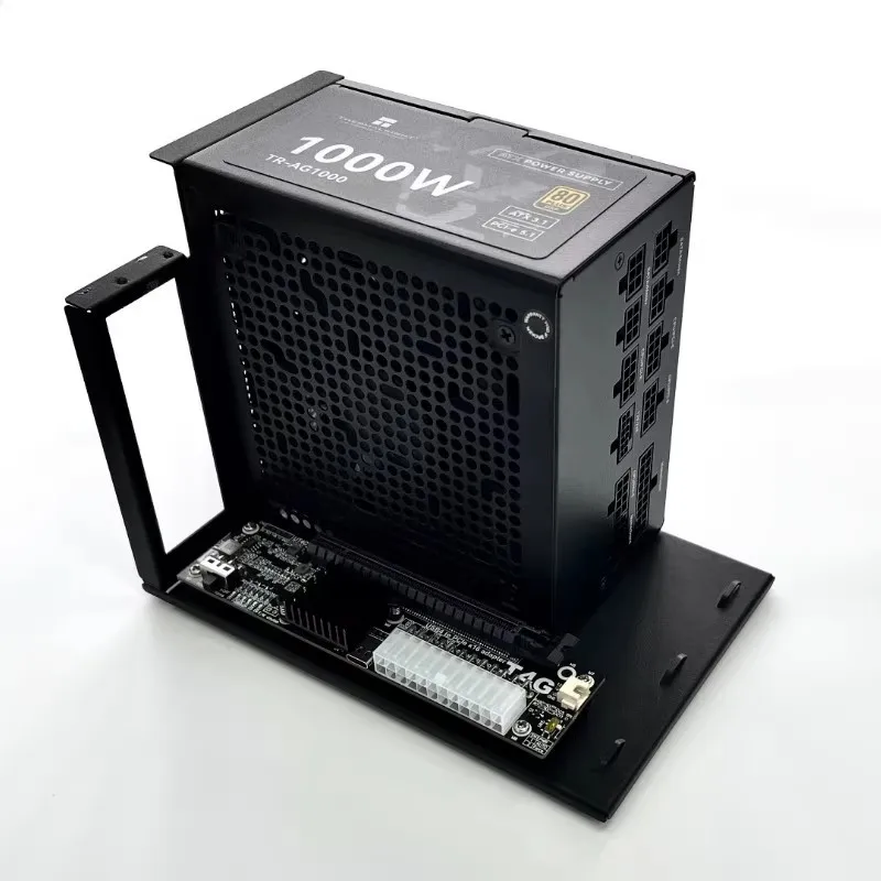 محطة إرساء EGPU للكمبيوتر المحمول ADT-LINK UT4G BK7 مع حامل، USB4 إلى PCIe 4.0 X4، متوافقة مع Thunderbolt 3/4 تدعم RTX20
