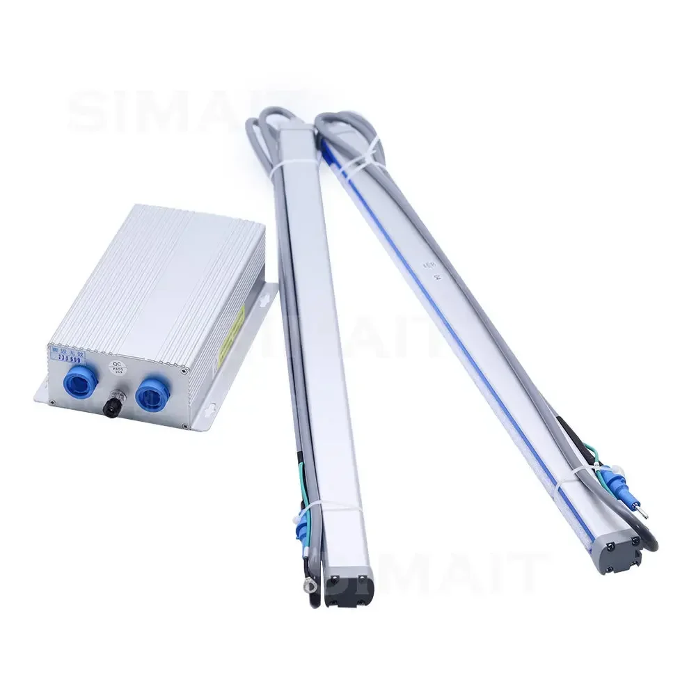 Dry Type Antistatic Ion Bar with Generator | Custom Length for Bag Making Machine | 7kV Static Eliminator for Packaging