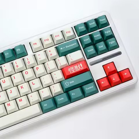 KBDiy 143 Keys GMK CYL Kaiju Keycaps Cherry Profile Custom Mechanical Gaming Keyboard Keycap PBT for 60/61/68/84/87/100/104/108