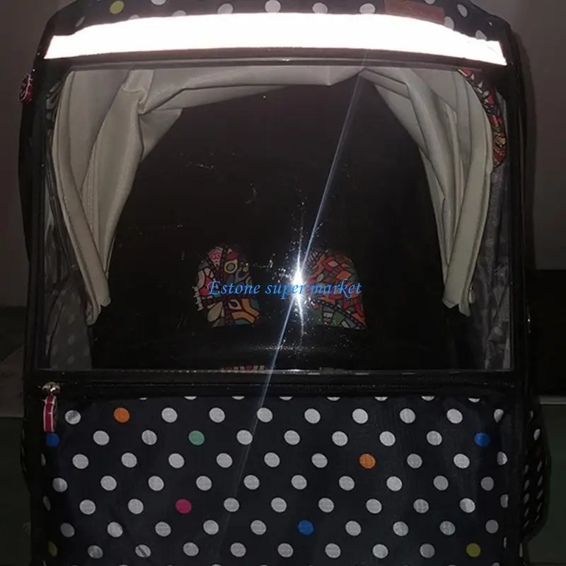 

090B Ветрозащитный защитный чехол Пылезащитный козырек от непогоды Чехол для детской коляски