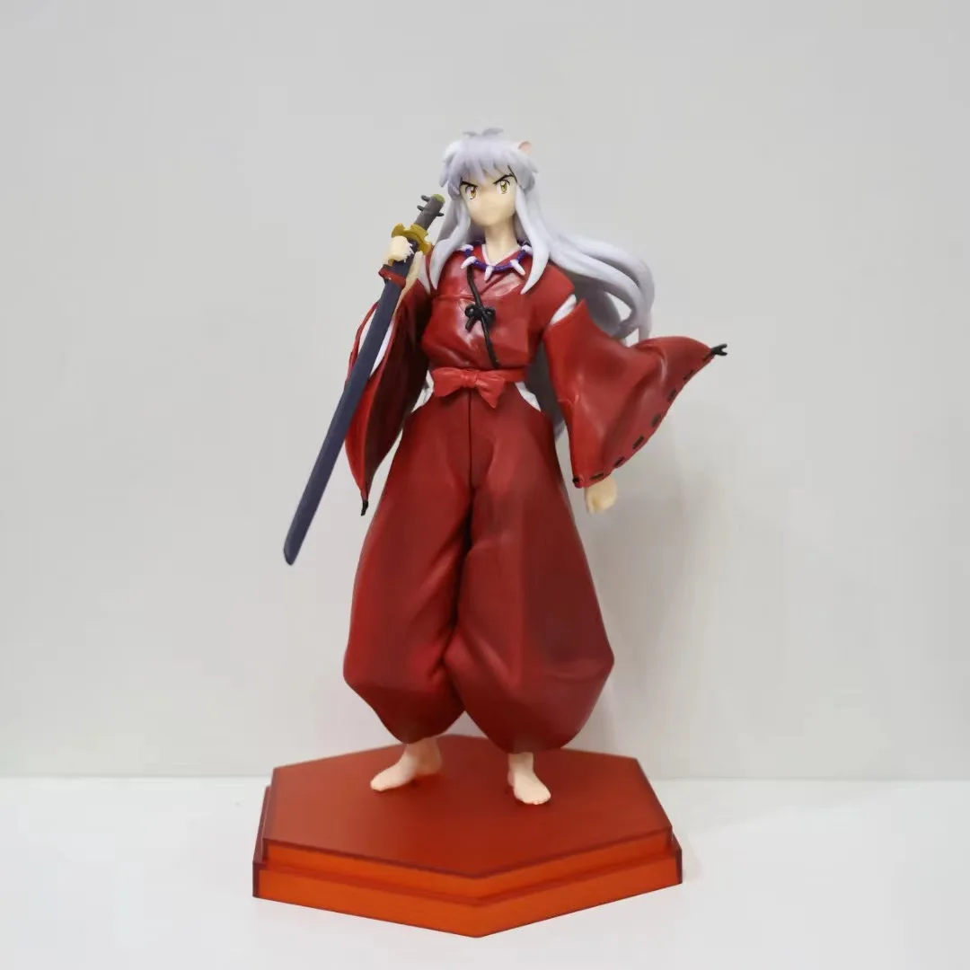 Anime Inuyasha Figure Inuyasha Kikyō Sesshoumaru Higurashi Kagome PVC Action Figure Model Toys Collectible Model Toy Gift