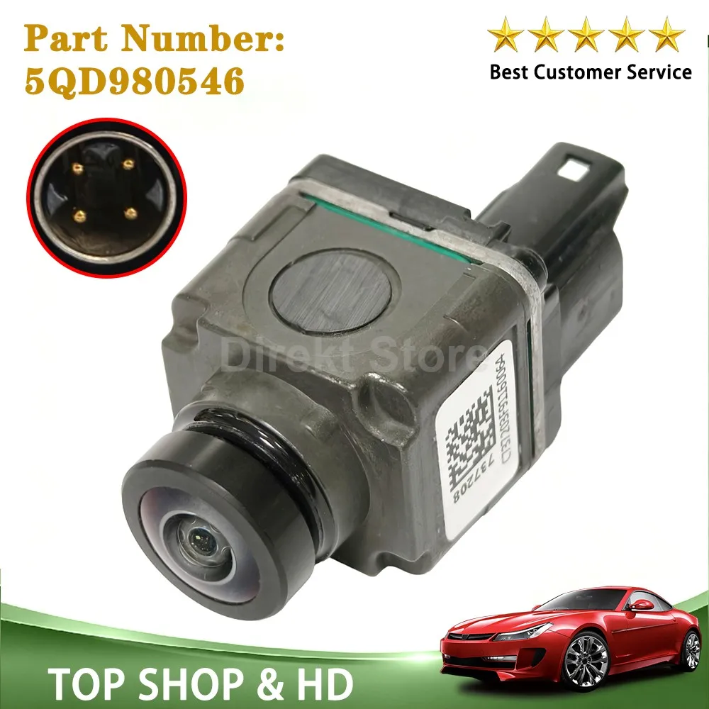 High Quality Environment Surround View Camera 5Q0980546A NEW For Volkswagen VW Tiguan Bentley Porsche Audi A4 Q5 Parking Camera