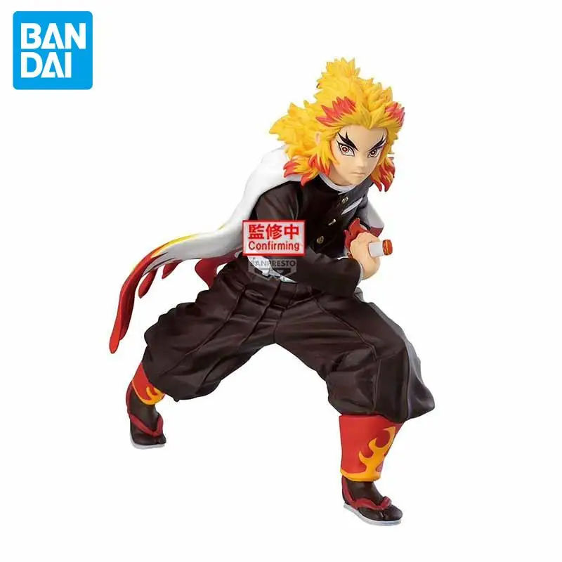 

BANDAI BANPRESTO оригинальный Demon Slayer Rengoku Kyoujurou MAXIMATIC KYOJURO RENGOKU 16 см аниме модели персонажей игрушки подарки