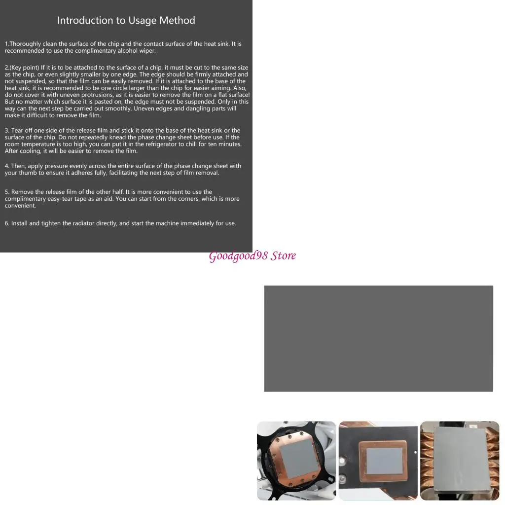 

Advanced PCM Cooling Solution For High Power Devices 8.5WmK Thermals Conductivity