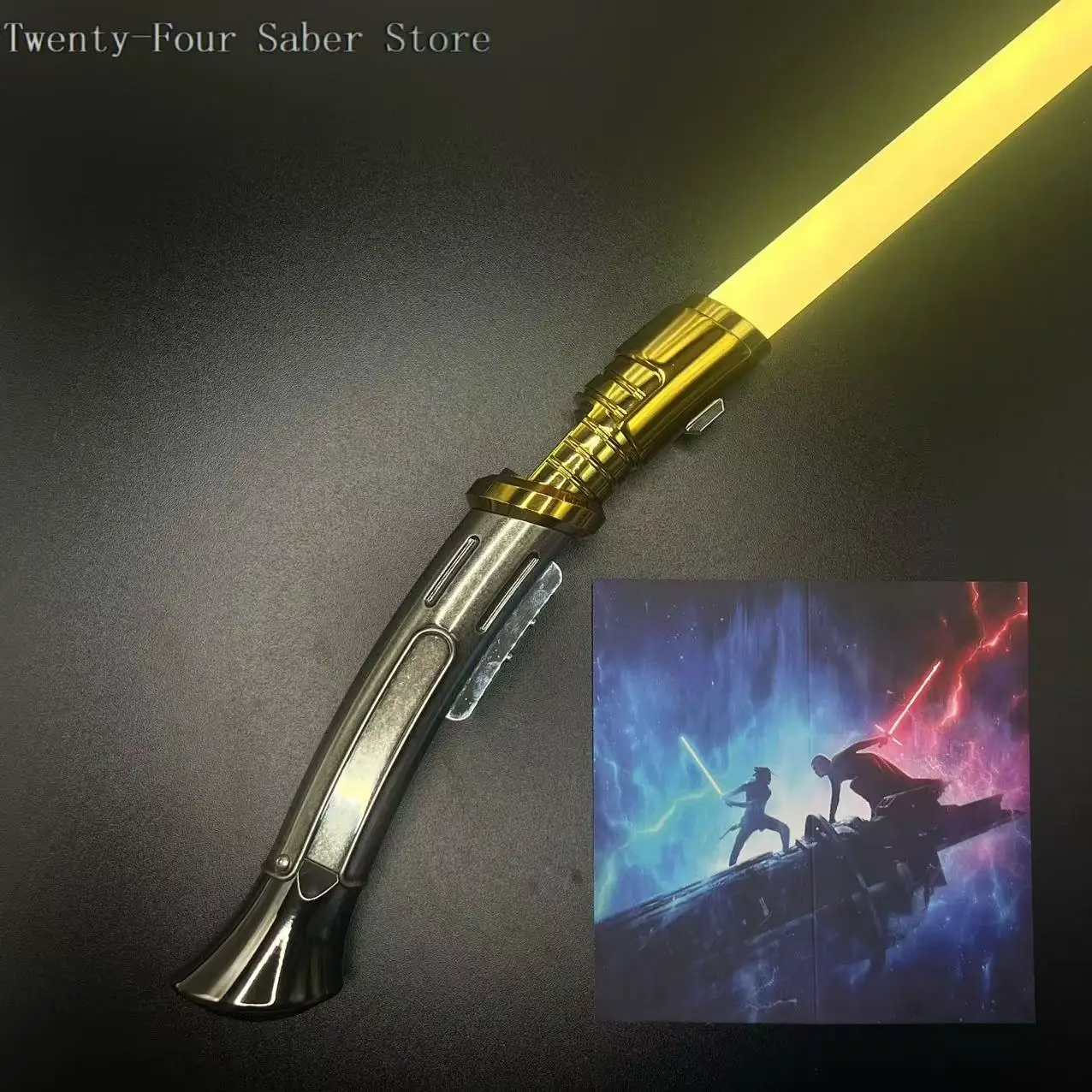

Ki Lightsaber 2.2 Чувствительный гладкий качающийся металл Тяжелый дуэль RGB Пиксельная игрушка Анимационная ролевая игра