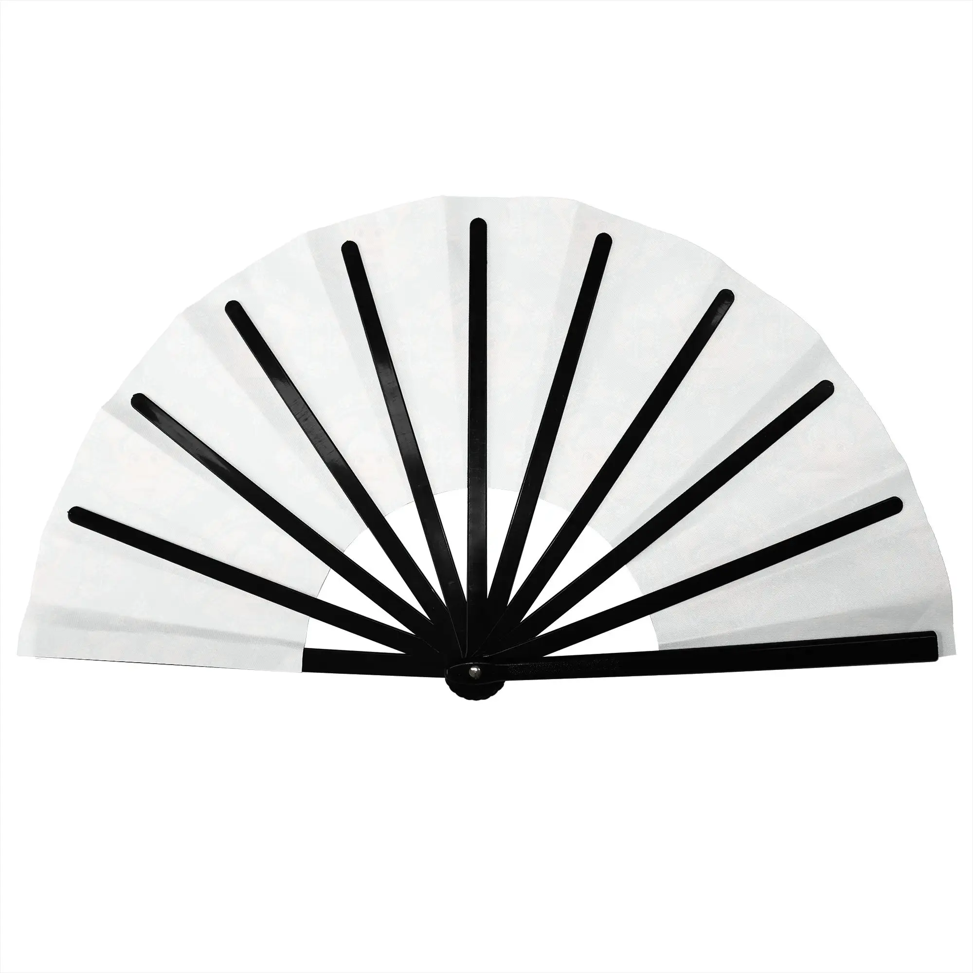 Cheerleader Ornate Mid Century  Folding Hand Fan Sage And Sand  Polyester Fabric Fan Novelty Summer Accessory Decorative Fans