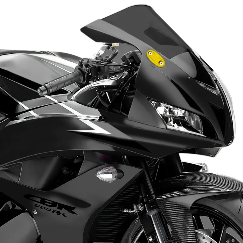 Motorcycle Windshield Windscreen Mirror Cover Driven Mirror Eliminators Cap For CBR600RR CBR1000RR cbr600rr cbr1000rr - Image 3
