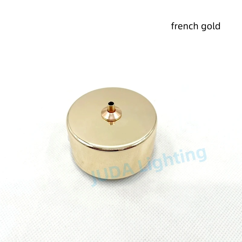 Round Lamp Base Iron Ceiling Plate Metal Ceiling Canopy Hardware for Chandelier LED Ceiling Rose Base Steel Wire E27 Lamp Base