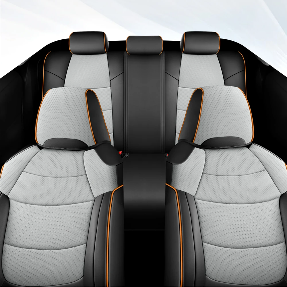 Custom Fit Full Set 5 Seats Car Seat Covers for Toyota Toyota RAV4 2013-2025 Hybrid