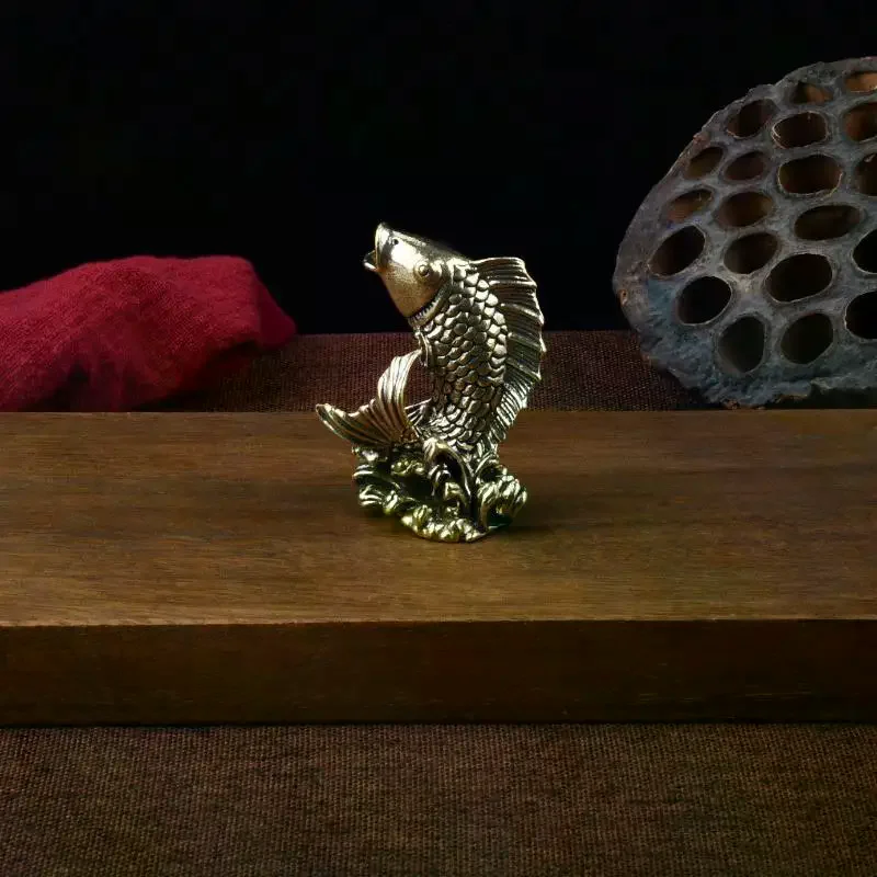 Brass Koi Fish Orna… - image