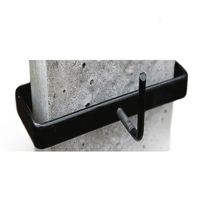 ABSJ-Heavy-Duty Concrete Column Clip Fence Column Metal Fixing Bracket Is Suitable For 4-Inch Section Concrete Column
