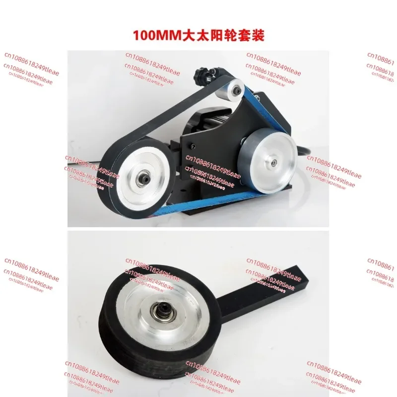 Brushless Belt Sander 800W Fixed Angle Sharpening Machine Abrasive Belt Polishing Cutting Machine SD-762WS