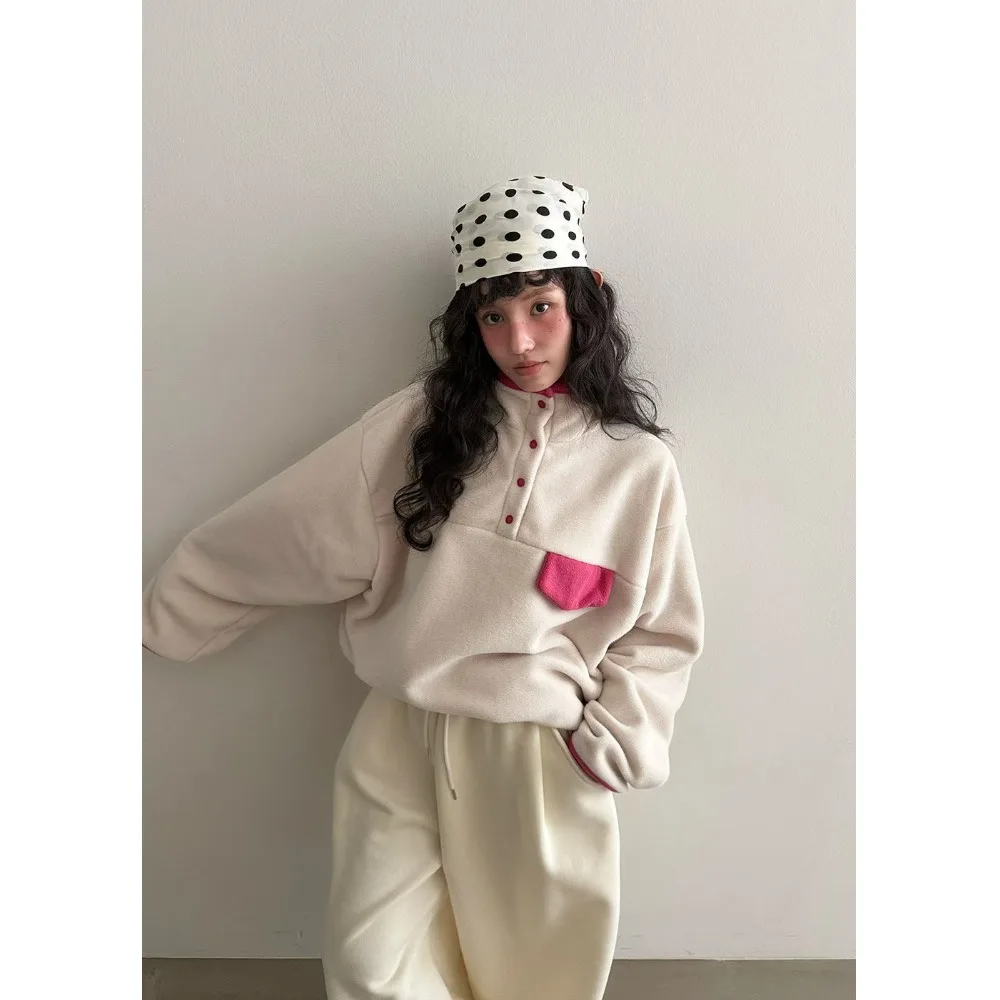 

Faionable f High Ne Толстовка женская осень-зима новый дизайн Ele Agel Топ модная корейская уличная одежда