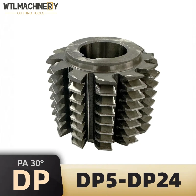 

HSS6542 DP Gear Hob Pressure Angle 30 Degrees Grade A Gear Milling Cutter DP5-DP24 Hobbing Cutters