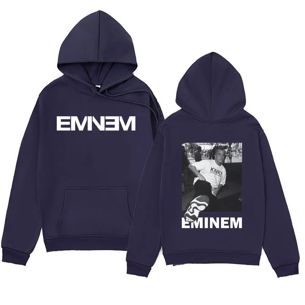 Singer Eminem Slim Shady Signature Hoodies Men Women Hip Hop Punk Rap God Style Hoodie Sweatshirt Man's Retro Fashion Streetwear