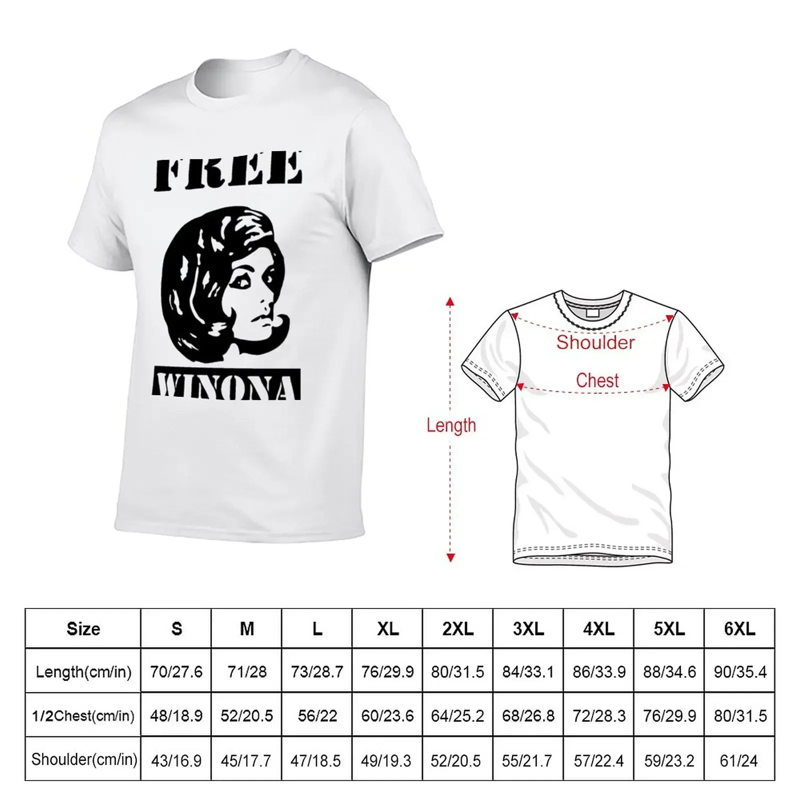 free winona T-Shirt boys whites oversized quick drying black t shirts for men