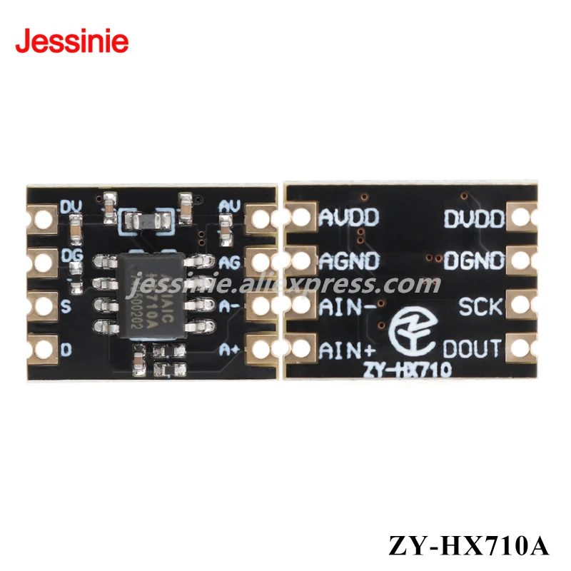 1-10PCS ZY-HX710A ZY-HX710B ZY-HX710C 24bit ADC Analog-to-Digital Converter Module ADC Sampling Electronic Scale Weighing Module