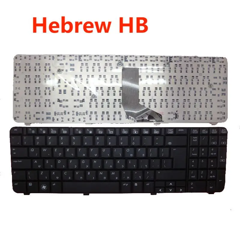 لوحة مفاتيح للكمبيوتر المحمول HP CQ61 G61 517865-051 فرنسا FR/العبرية HB/الكورية KR/التركية TR/كندا CA أسود