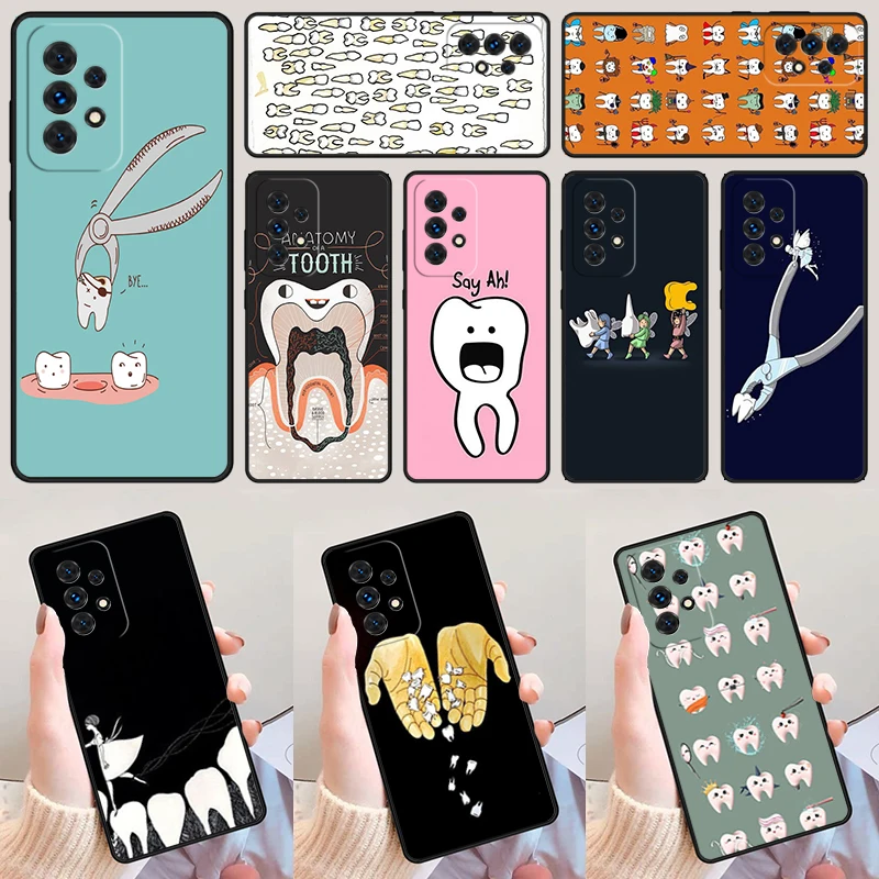 Tooth Dental Assistant Dentist Life For Samsung A52 A72 A73 A20e A21S A50 A70 A11 A12 A42 A31 A40 A51 A71 A32 A80 Phone Case