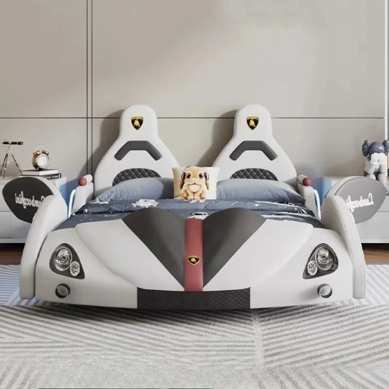 

Master European Double Bed Car High End Modular Modern Luxury Double Bed Twin Queen Wood Letto Matrimoniale Bedroom Decoration