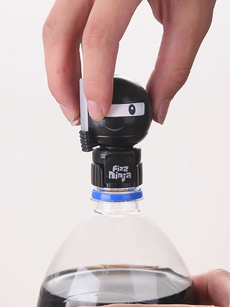 Carbonated Beverage Cola Leak-proof Gas Cap Bottle Cap Manually Inflated Creative Soda Beer Fresh-keeping Cap