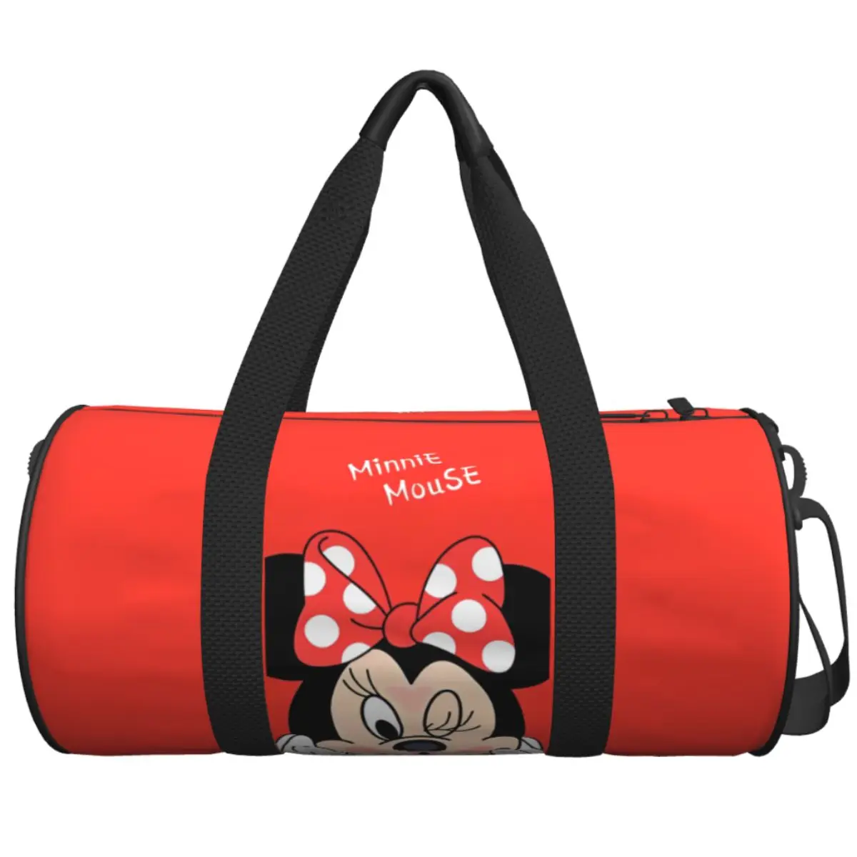 

Mickey Minnie Mouse Travel Bag Cute Cartoon Luggage Sports Bags Large Capacity Gym Bag Men's Pattern Waterproof Fitness Bag