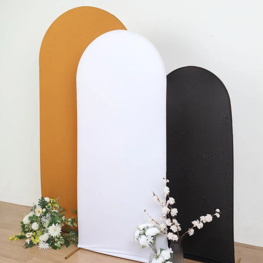 Solid Color Doubleside Arch Cover Photography Background Wedding Kids Birthday Party Decoration Supplies Custom Backdrop