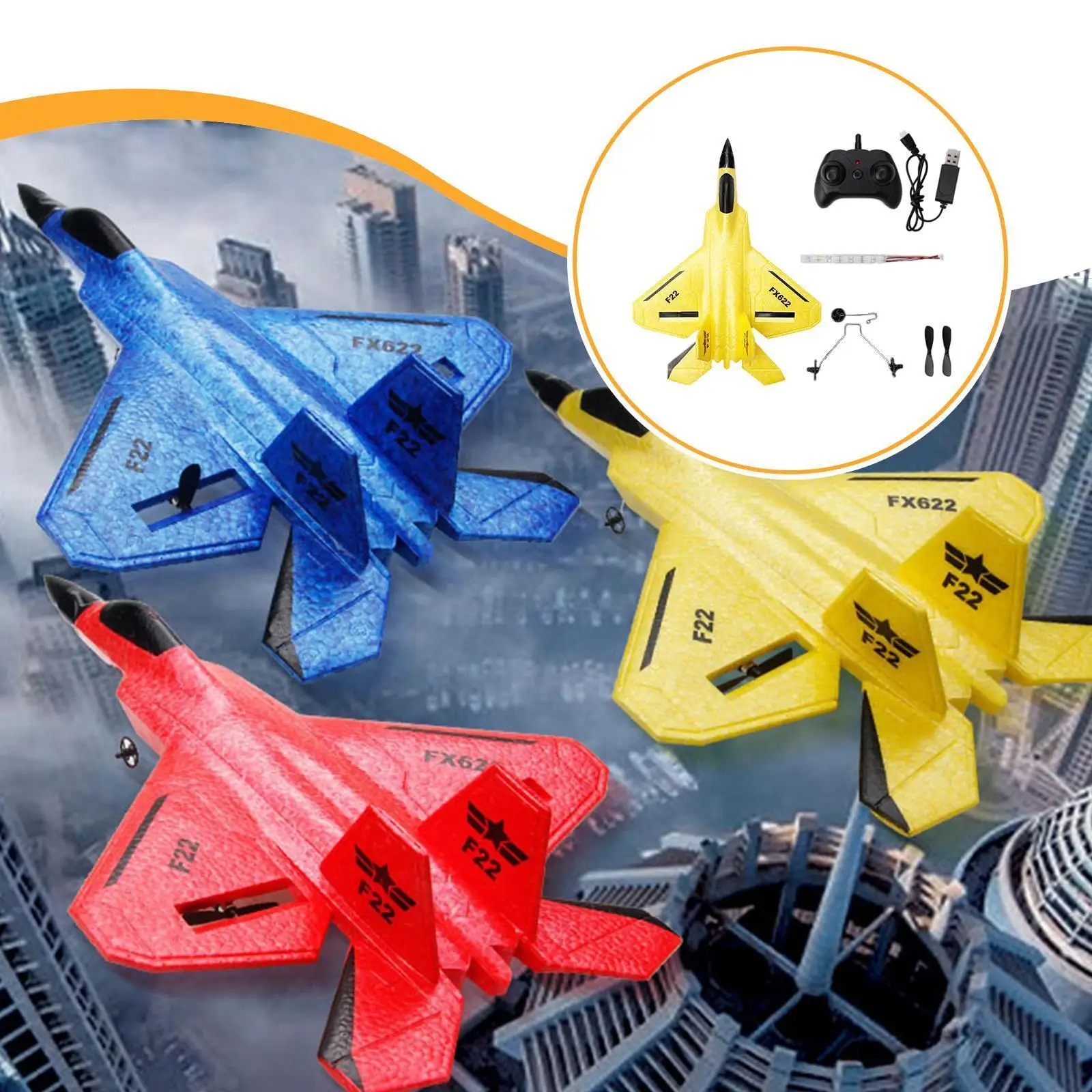 

Радиоуправляемый самолет из пенопласта с 3-осевым гироскопическим стабилизатором, перезаряжаемый, подарок на день рождения, авиамодель, планер на пульте управления для начинающих