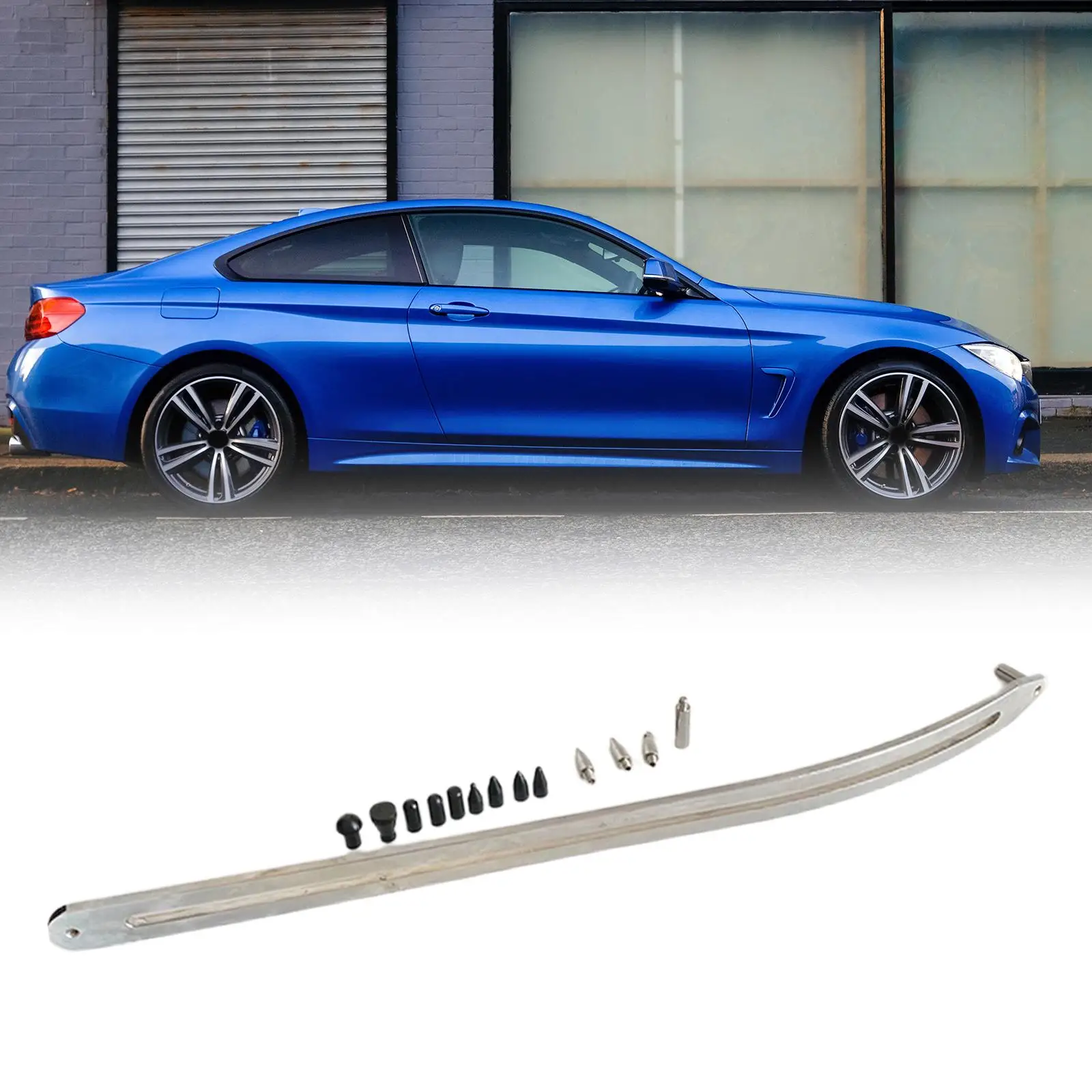 Auto Body Dent Repair Kit Easy to Install Professional Sturdy Durable Universal Paintless Dent Removal Rods for Door Dings