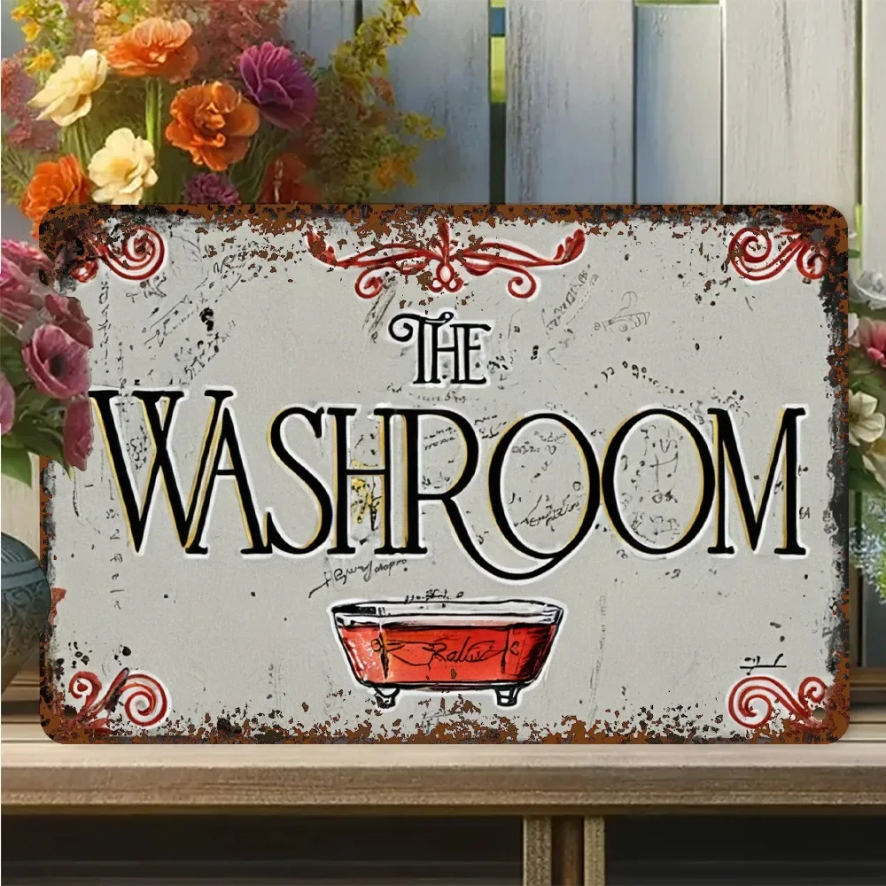 Vintage-Inspired Aluminum Sign 7.87x11.8