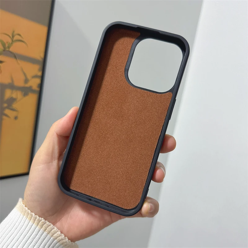 Fashion 3D camellia flower animal PU leather Case for iPhone 16 15 14 Phone Cover 15 13 12 11 Pro MAX Hard Shockproof Back Funda