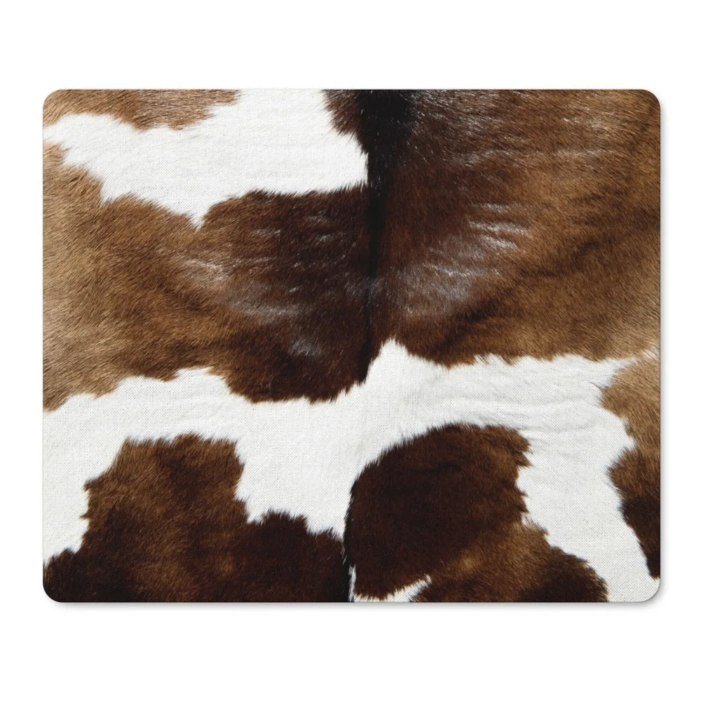 Cow Animal Mouse Pad Non-Slip Desk Mat Rubber Base for PC Laptop Office Work