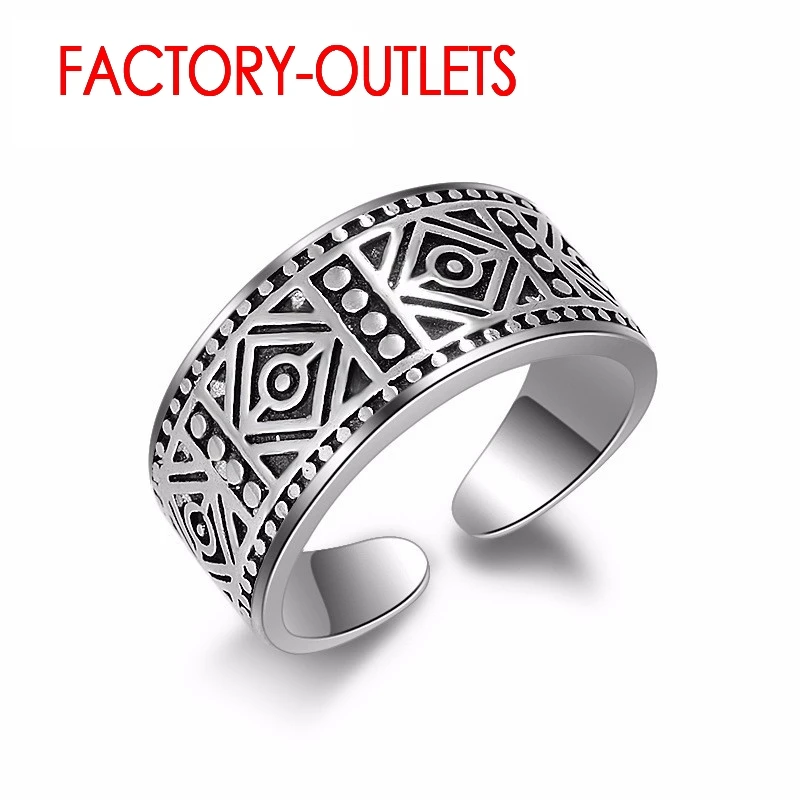 Genuine 925 Sterling Silver New Arrival Engagement Anniversaty Ring Fashion Jewelry Classic Antique Style Women Girls Wholesale