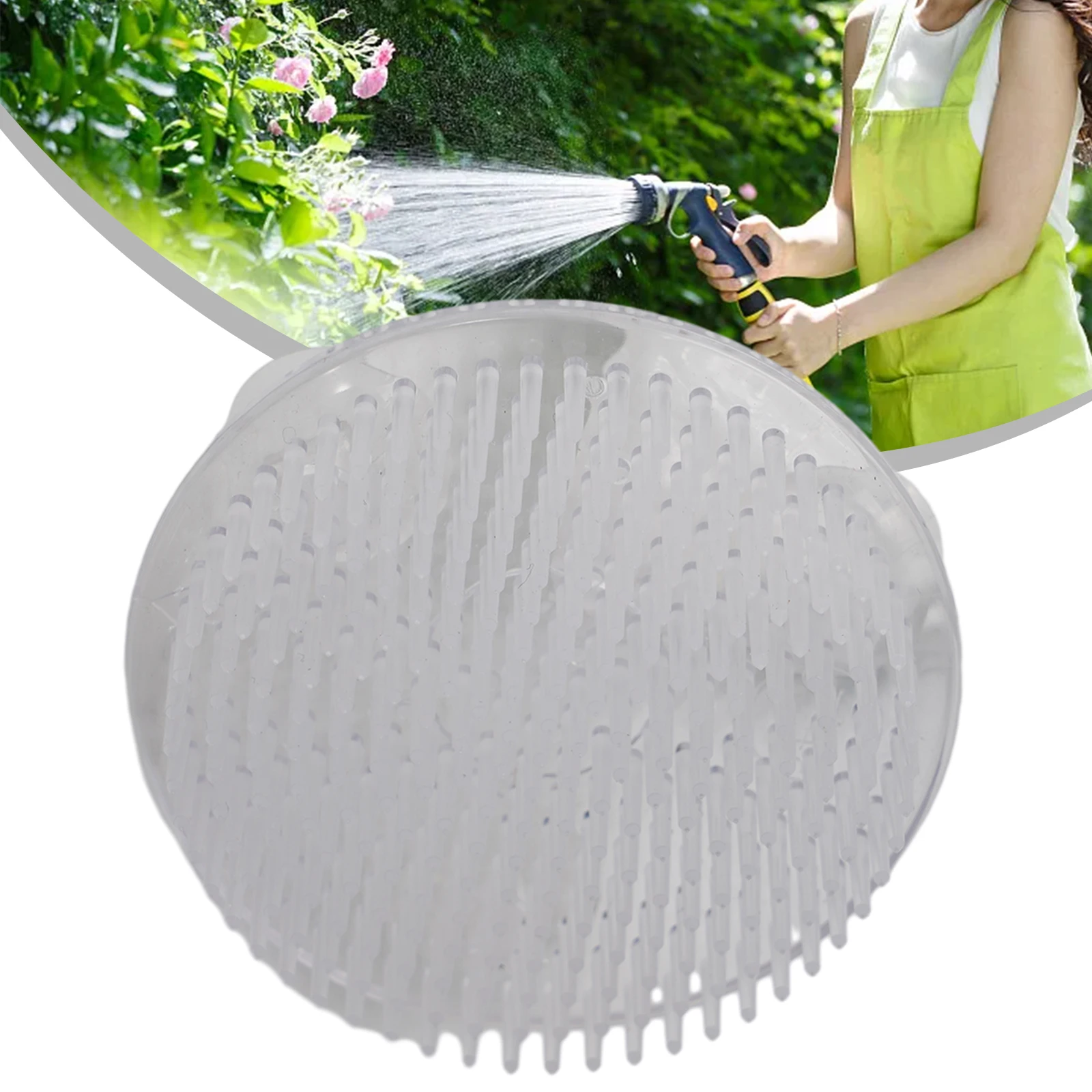 

Ikebana Holder Flower Arrangers 1pcs Lightweight Plastic Needles Transparent /black For Garden/ Bedroom/ Bathroom