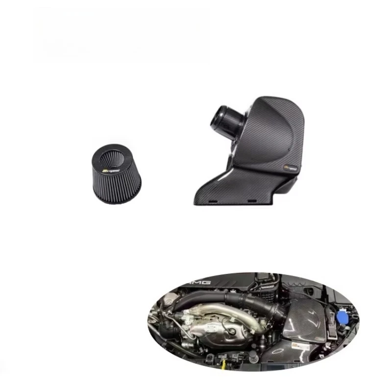 

Real Car Data Development Dry Carbon Fiber Induction System Air Intake System for A35 M260 2.0T