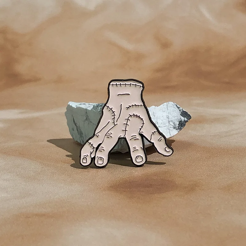 الكرتون النخيل شكل بروش معدني ، أنيمي فيلم الدعائم ، شارة اليد ملحق ، دبابيس ، هدية بالجملة للأصدقاء