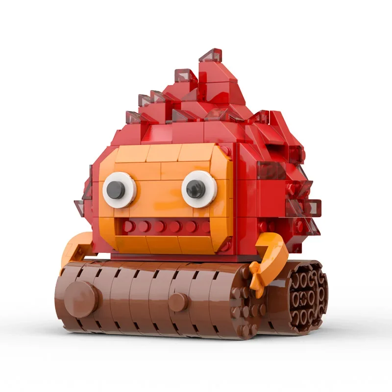 Bricklink Ideas 일본 애니메이션 움직이는 성 화재 악마 Calcifer 크리 에이 티브 전문가 건축 빌딩 블록 장난감 어린이 선물