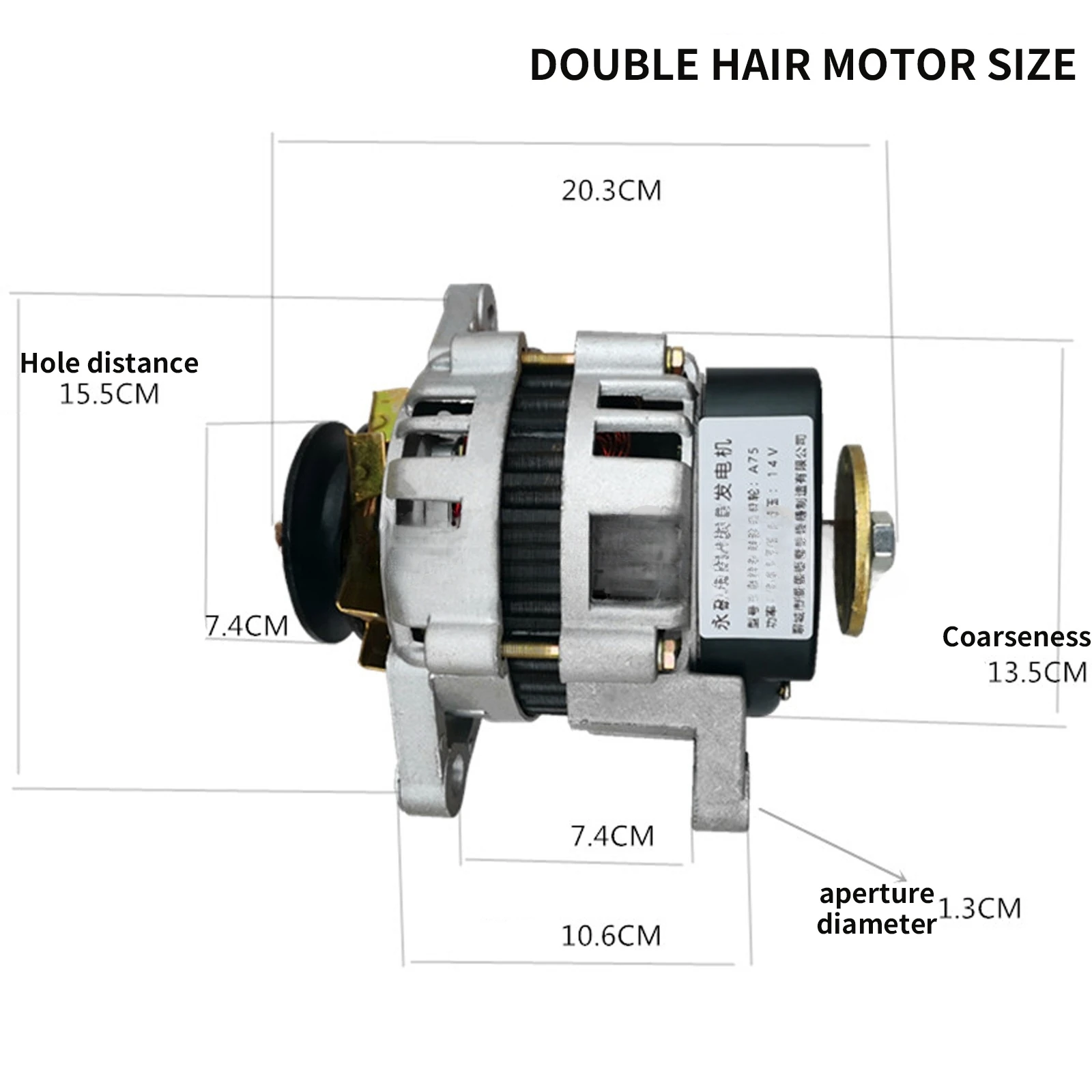 2000W 14/28V High-Power Generator for Tricycle Tractor 12V 24V Permanent Magnet DC Brushless Generator Small Copper Wire