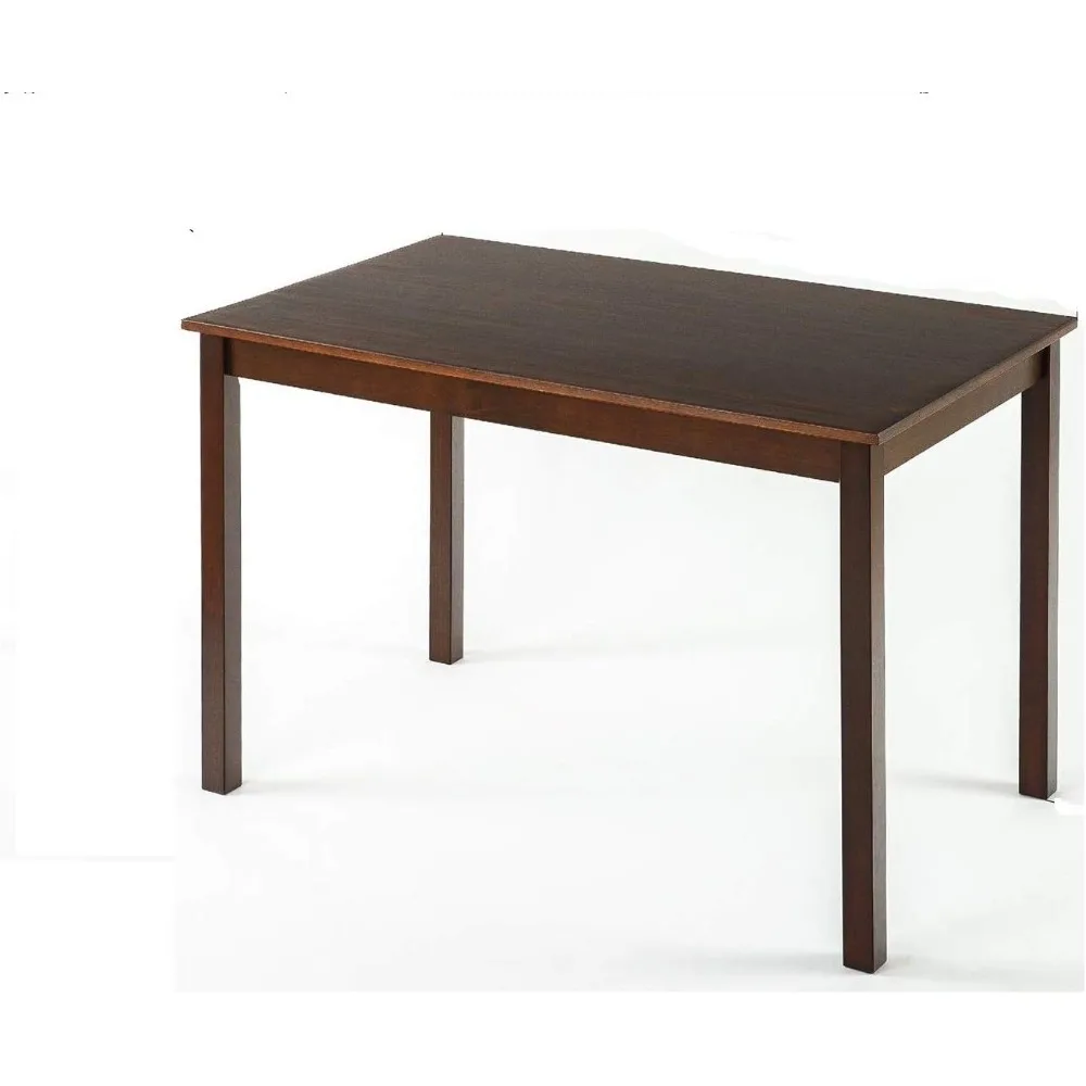 Mesa de comedor Juliet Espresso Wood, solo mesa, 45 x 28 x 29 pulgadas