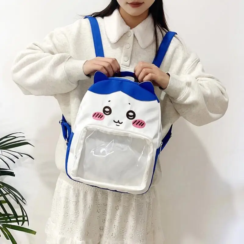 New Chiikawa Backpack Kawaii Usagi Hachiware Momonga Student Backpack Ins Korean Cartoon Anime Friend Birthday Gift