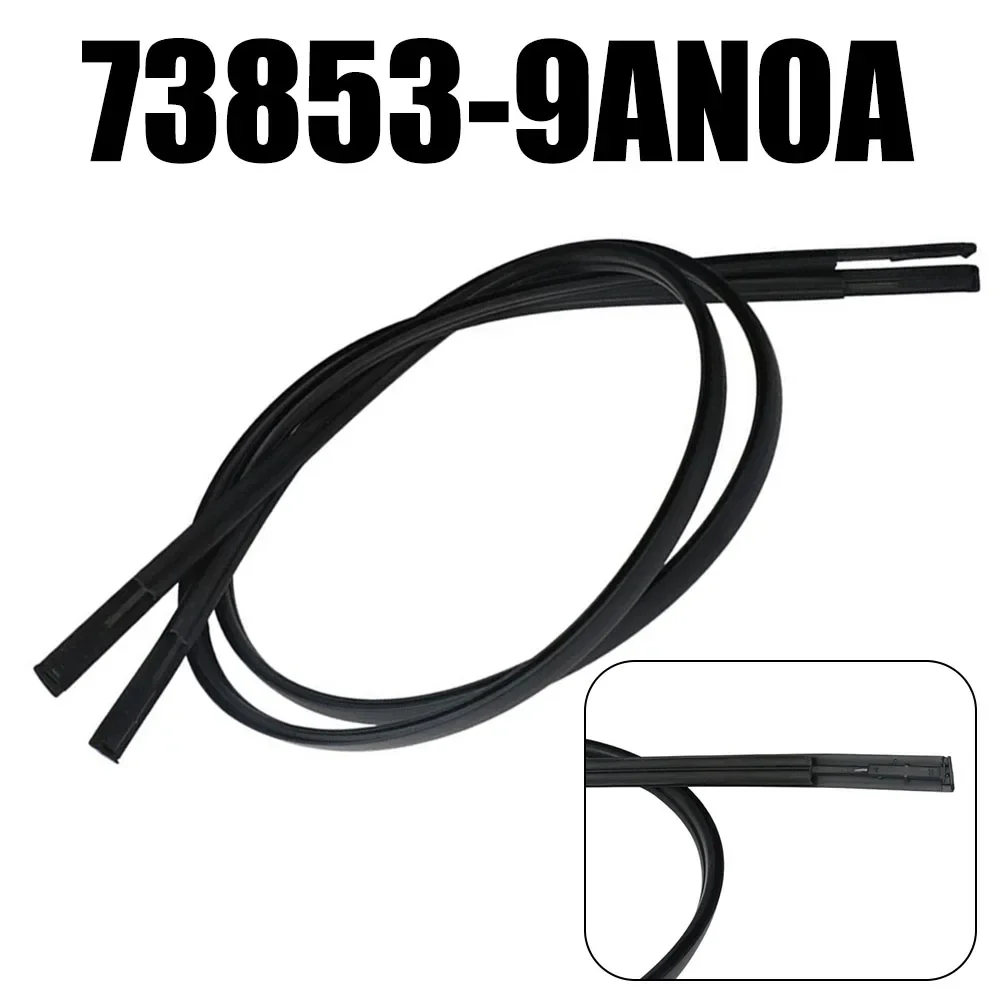 2 Pieces Roof Drip Mouldings Trim for Nissan For Sentra 2013 2018 OEM Number 738539AN0A Direct Replacement Parts
