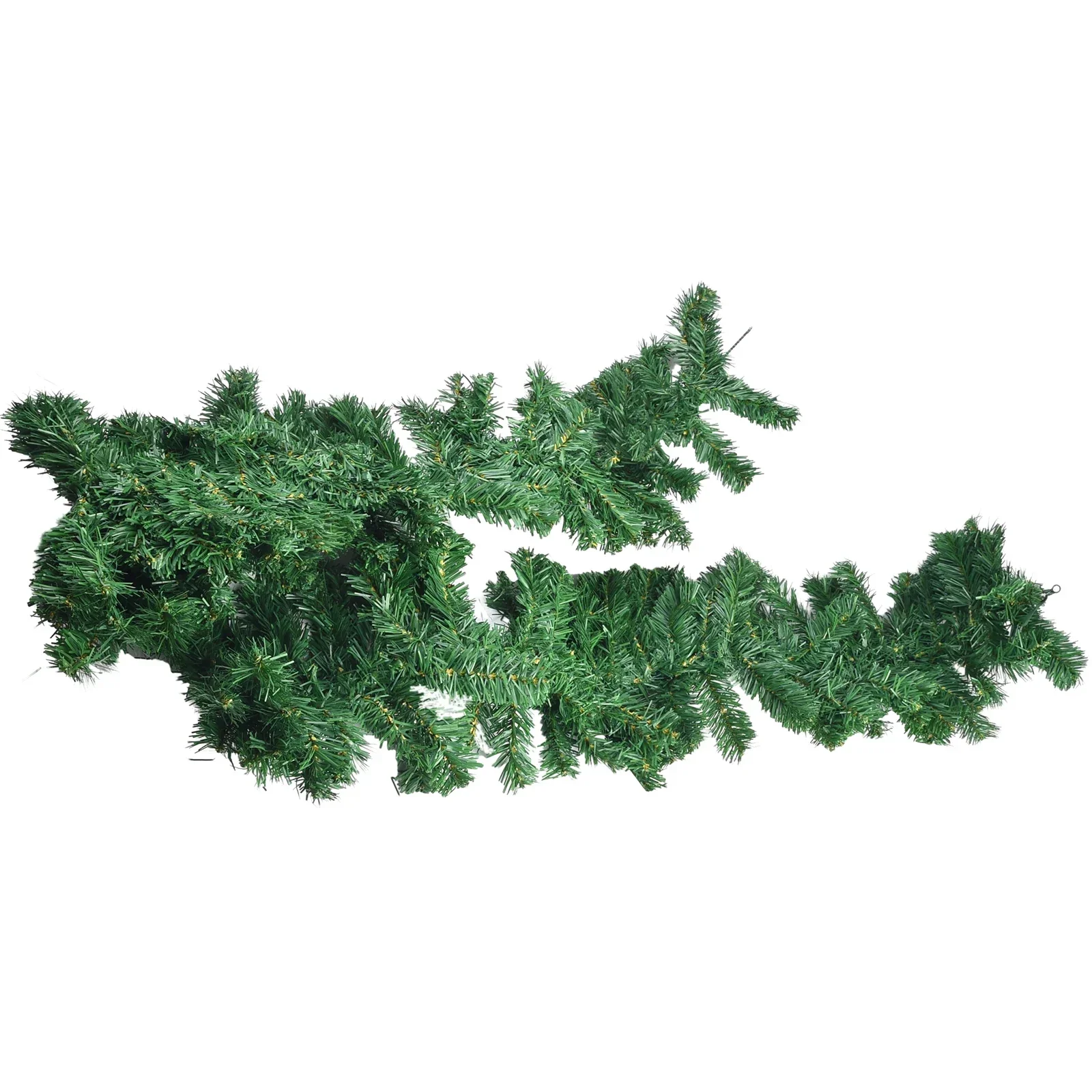 270cm Artificial Fir Wreath Christmas Artificial Green-Garland Wreath Xmas Home Party Christmas Decoration Pine Tree Rattan