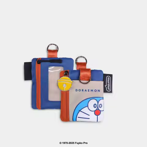 New Cartoon Doraemon Kawaii Tinker Bell Cute Anime Peripheral Card Set New Zero Wallet Certificate Bag Gifts Students Toys