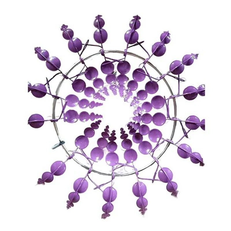 QWE-Magic Metal Windmill New Kinetic Metal Windmill, Suitable For Yard And Garden