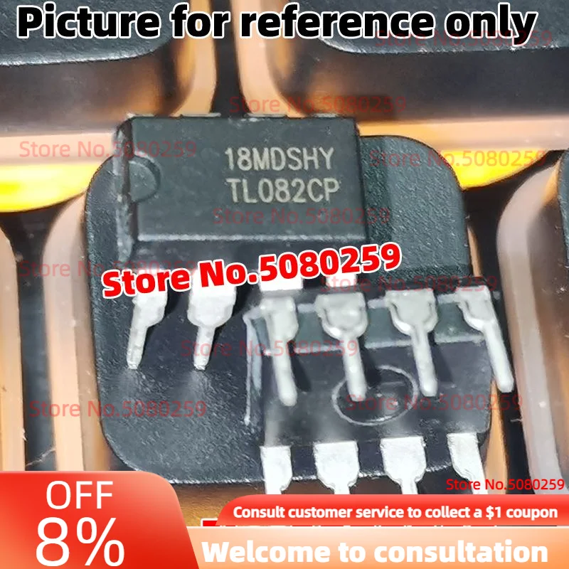 100PCS TL061 TL062 TL064 TL071 TL072 TL074 TL081 TL082 TL084 DIP8 SOP8