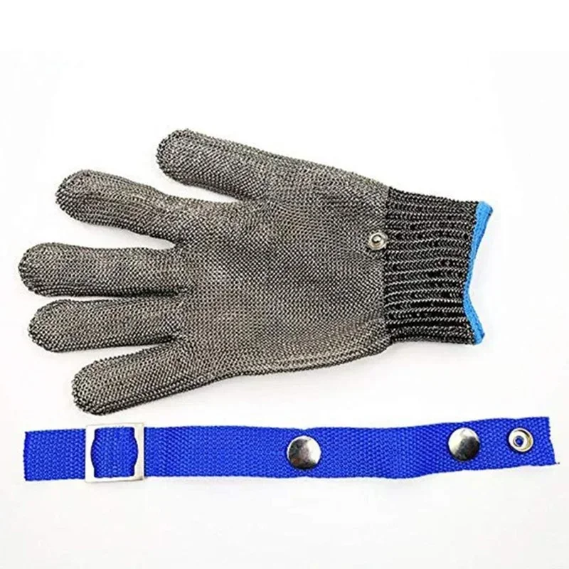 

High Performance Level 5 Protection Safety Cut Proof Stab Resistant Stainless Steel Metal Mesh Butcher Glove