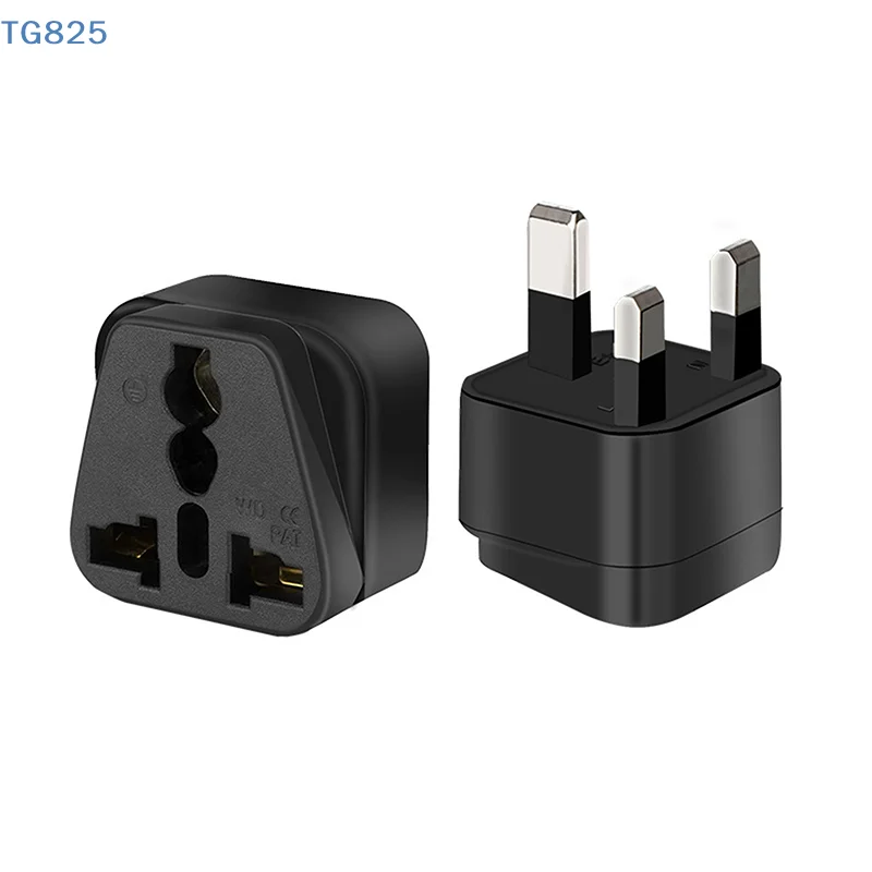 【SA】1 Pc Type G Singapore Malaysia United Kingdom Power Socket Converter White Black 13A AU EU CN US To UK Travel Plug Adapter