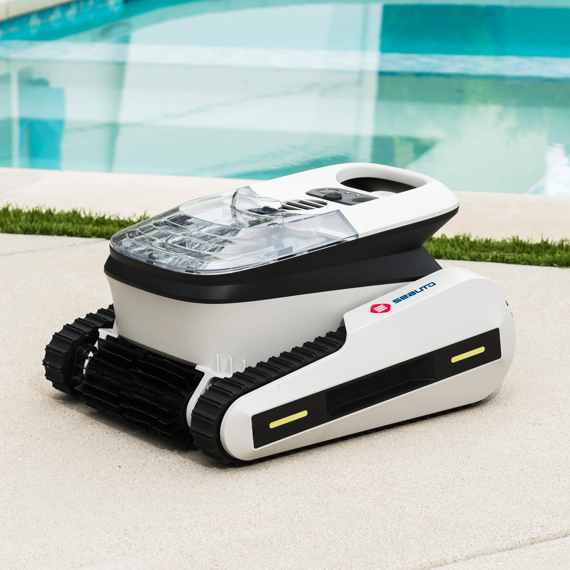 Robot de limpieza de piscinas inalámbrico inteligente automático