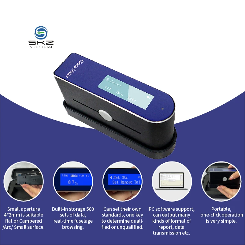 SKZ60G Digital 60 Angle Surface Gloss Meter Measuring Instruments for Coating Marble